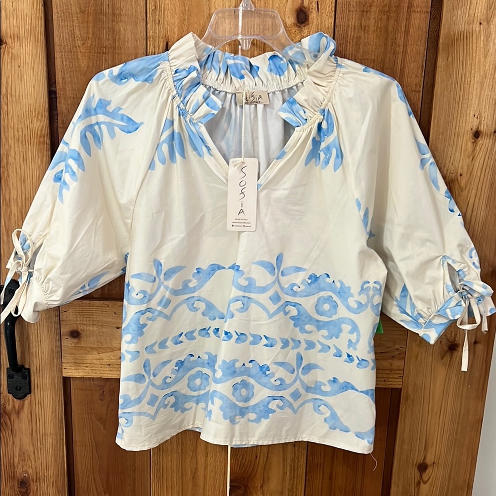 SOFIA MADE IN ITALY BLOUSE NEW